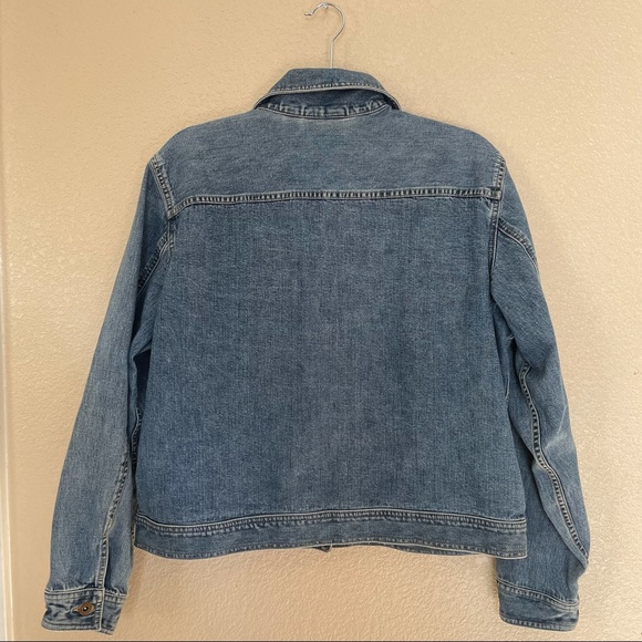 Liz Claiborne vintage Jean Jacket Size large - Picture 3 of 7